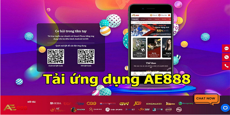 Tải app AE888 để trai nghiệm chơi game với nhiều tiện ích